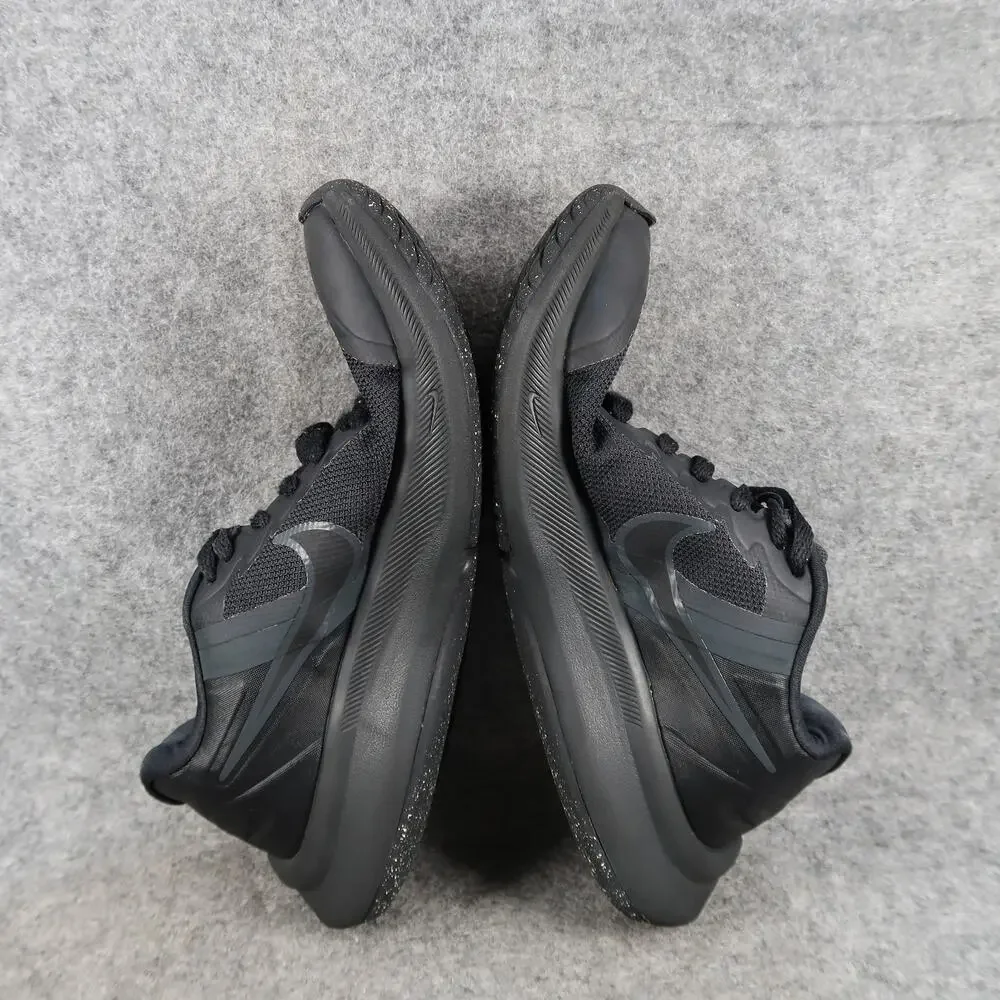 Nike Shoes Youth 3.5Y Athletic Trainer Star Runner Sneakers Black Lace Up Kids